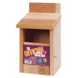 The Official™ Wooden Robin Nest Box