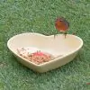 I Love Robins® Ground Feeding & Water Dish - 0
