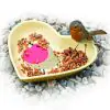 I Love Robins® Ground Feeding & Water Dish - 1