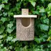 Natural Log Robin Nest Box  - 3