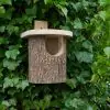 Natural Log Robin Nest Box  - 1