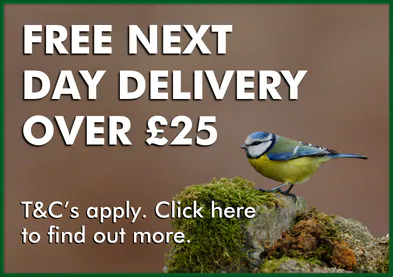 Free next day delivery over £19.50
